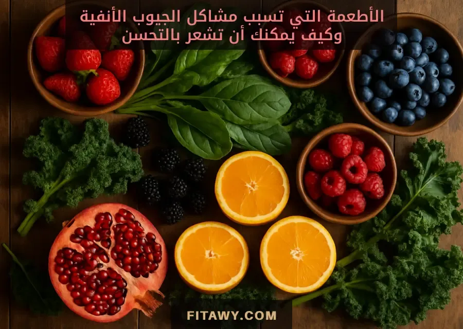 الأطعمة التي تسبب مشاكل الجيوب الأنفية وكيف يمكنك أن تشعر بالتحسن
